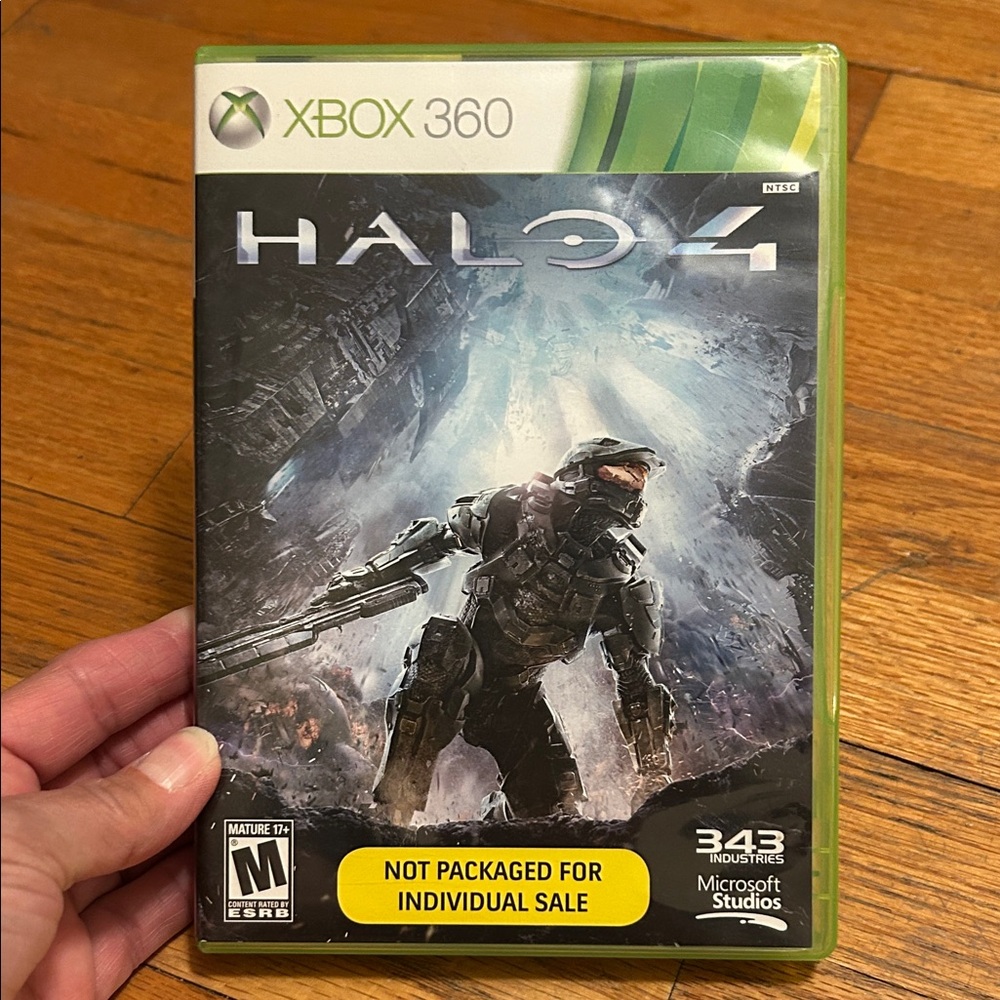 Halo 4 (Xbox 360) - Green Case two discs